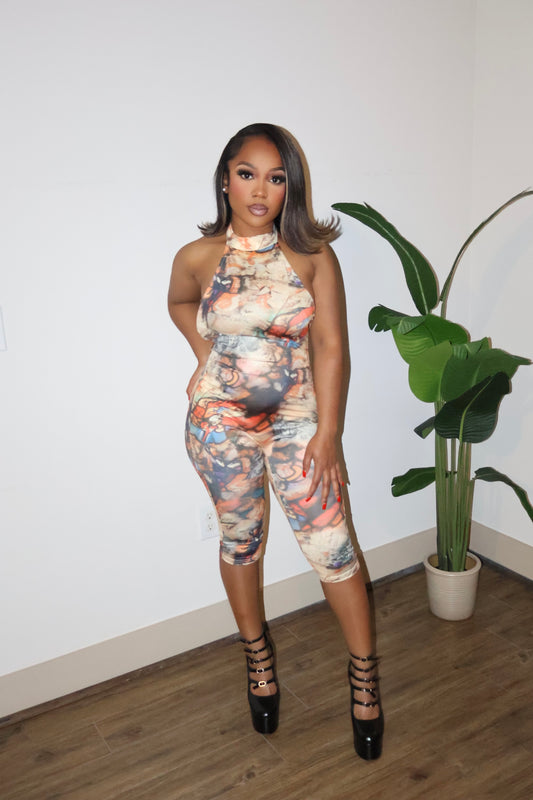 Zara Capri Jumpsuit